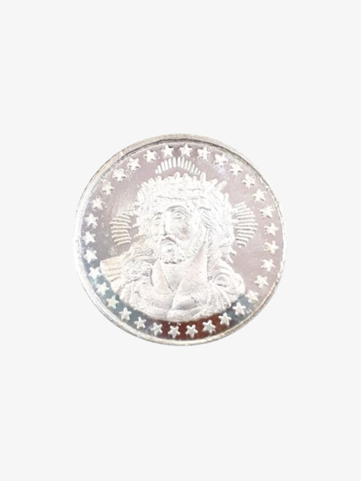 Jesus Christ Silver Coin – Divine Christian Gift